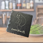 Crystal River Manatee Slate Coasters - Set of 4 Unique Handcrafted Drink Coasters - Perfect for Coastal Home Decor, Gifts, and Souvenirs